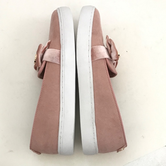 LIZ CLAIBORNE Sneakers Velvety Pink Loafer Slip On Shoe Weaver Size 9.5 - Picture 12 of 16